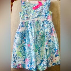 Girls size 10 Lillly Pulitzer Dress. New with tags.